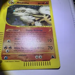 2003 Pokemon Skyridge Arcanine Holo #H2/H32 - Image 3