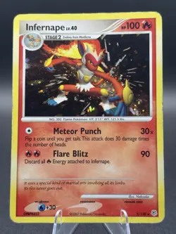 2007 Pokemon Infernape 5/130 Diamond & Pearl Holo - Image 1