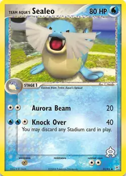 Team Aqua's Sealeo 31/95 Team Magma vs Team Aqua Pokemon - Image 1