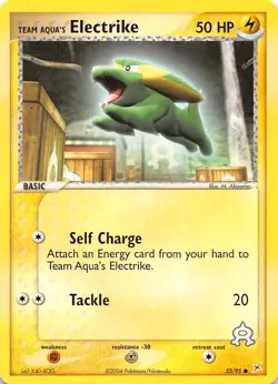 Team Aqua's Electrike 53/95 Team Magma vs Team Aqua Pokemon - Image 1