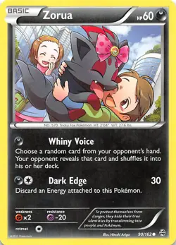 Zorua 90 90/162 XY BREAKthrough Pokemon - Image 1