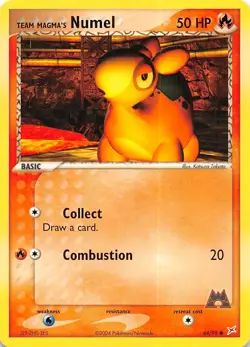 Team Magma's Numel 64/95 Team Magma vs Team Aqua Pokemon - Image 1