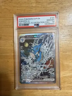2024 Kingdra EX #131 SVP EN-SV Black Star Promo Card PSA 10 - Image 1