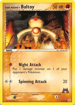 Team Magma's Baltoy 61/95 Team Magma vs Team Aqua Pokemon - Image 1