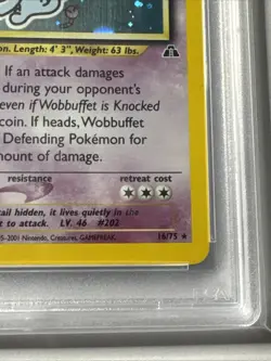 Pokemon Wobbuffet Neo Discovery 1st Edition Holo Rare #16 PSA 5 EX - Image 5