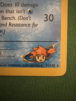 Pokemon TCG Misty's Poliwrath Gym Heroes 1st Edition Rare English WotC #31/132 - Image 4