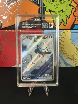 Pokemon Mega Evolution SNOVER 140/132 Illustration Rare TAG 10 - Image 1