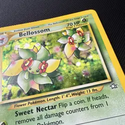 Pokemon Bellossom 3/111 Neo Genesis 2000 Stage 2 70 HP Holo Rare English - Image 3