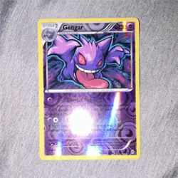 Pokemon TCG Gengar Reverse Holo Holo Rare 60/162 - Image 1