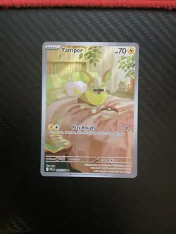 YAMPER 099/094 PHANTASMAL FLAMES POKEMON (ILLUSTRATION RARE, NM) - Image 1