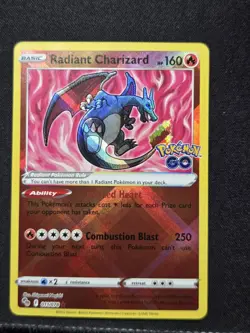 Radiant Charizard 011/078 Pokemon Go Holo - Image 1