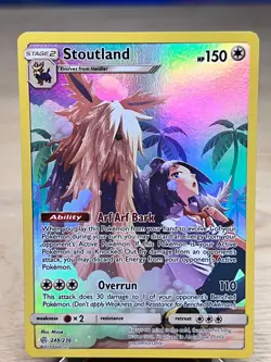 Cosmic Eclipse Stoutland 248/236 Secret Rare Pokemon NM/M - Image 1