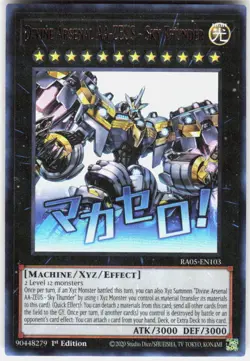 Divine Arsenal AA-ZEUS - Sky Thunder RA05-EN103 Yugioh - Image 1