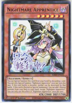 Nightmare Apprentice RA05-EN135 Yugioh - Image 1