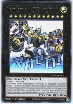 Divine Arsenal AA-ZEUS - Sky Thunder RA05-EN103 Yugioh - Image 1