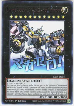 Divine Arsenal AA-ZEUS - Sky Thunder RA05-EN103 Yugioh - Image 1