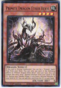 Primite Dragon Ether Beryl (Ultra Rare) RA05-EN033 Yugioh - Image 1