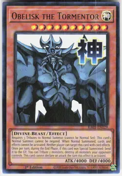 Obelisk the Tormentor RA05-EN129 Yugioh - Image 1