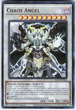 Chaos Angel Ultra Rare RA05-EN043 Yugioh - Image 1