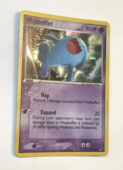 Wobbuffet 16/17 Pop Series 4 Holo Organized Play Pokemon Card LP Light Play - Image 3
