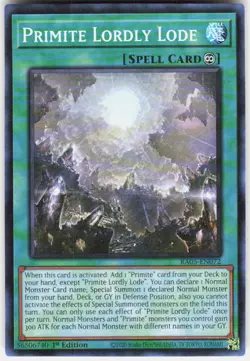 Primite Lordly Lode RA05-EN072 Yugioh - Image 1