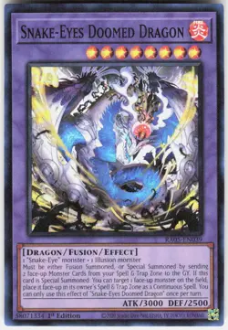 Snake-Eyes Doomed Dragon RA05-EN039 Yugioh - Image 1