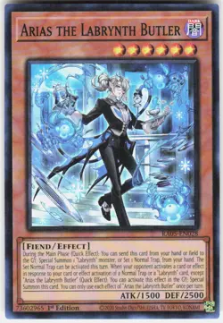 Arias the Labrynth Butler RA05-EN028 Yugioh - Image 1