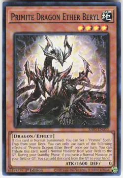 Primite Dragon Ether Beryl RA05-EN033 Yugioh - Image 1