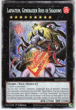 Laevatein, Generaider Boss of Shadows Starlight Rare RA05-EN051 Yugioh - Image 1