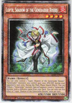 Loptr, Shadow of the Generaider Bosses Starlight Rare RA05-EN051 Yugioh - Image 1