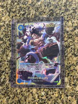 Monkey D. Luffy OP11-118 SEC A Fist of Divine Speed ONE PIECE Card Game English - Image 1