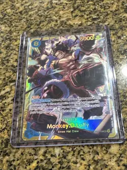 Monkey D. Luffy OP11-118 SEC A Fist of Divine Speed ONE PIECE Card Game English - Image 3