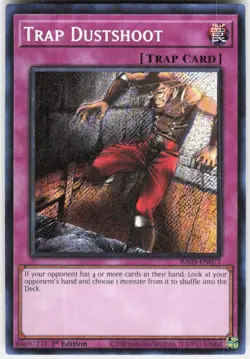 Trap Dustshoot Secret Rare RA05-EN077 Yugioh - Image 1