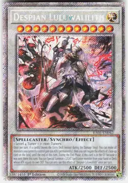 Despian Luluwalilith Platnium Secret Rare RA05-EN042 Yugioh - Image 1