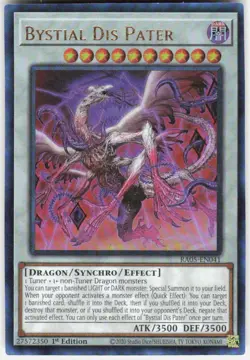 Bystial Dis Pater Collector's Rare RA05-EN041 Yugioh - Image 1