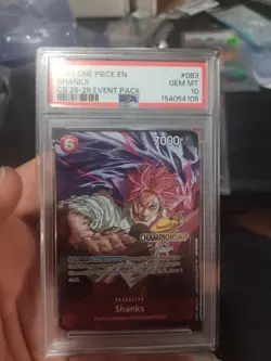 2025 One Piece Championship 2025-26 Event Pack Shanks #083 PSA 10 - Image 1
