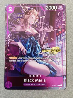 Black Maria CS 2023 Celebration Pack Championship One Piece Card Foil ST04-01 - Image 1