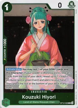 Kouzuki Hiyori Foil OP12-028 Legacy of the Master One Piece - Image 1