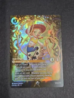 Lorcana Jessie Lively Cowgirl Wilds Unknown 223/204 Enchanted Holo - Image 1