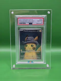 Pikachu With Grey Felt Hat SVP 085 Pokemon Van Gogh Promo Card PSA 10 GEM MINT⚡ - Image 1