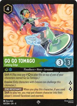 Go Go Tomago Cutting Edge 107/204 Reign of Jafar Disney Lorcana - Image 1