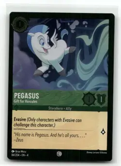 Pegasus 84/204 Gift for Hercules Foil Ursula's Return Disney Lorcana TCG - Image 1