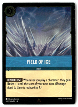 Field of Ice - 166/204 Ursula's Return Rare Foil Disney Lorcana - Image 1