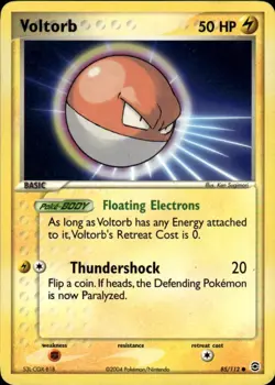 Voltorb Common FireRed & LeafGreen 85/112 Lightning Pokemon Card - Image 1