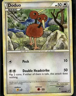 Doduo Common Undaunted 45/90 Colorless Pokemon Card - Image 1