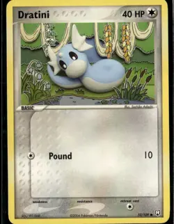 Dratini 052/109 Common Team Rocket Returns 52/109 Colorless Pokemon Card - Image 1