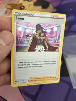 Leon - 154/185 - Holo Rare - Vivid Voltage - NM/M - Pokemon Card - Image 1