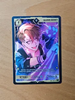 Quinn Benet 9 Holo First 1st Edition Rising Stars Card GamerSupps VCard 089/190 - Image 2