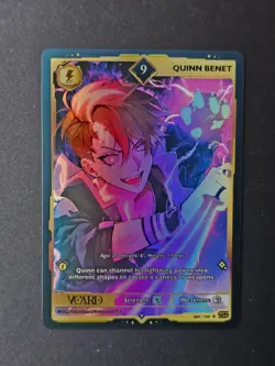 Quinn Benet 9 Holo First 1st Edition Rising Stars Card GamerSupps VCard 089/190 - Image 3