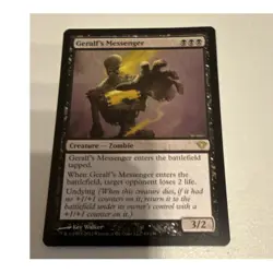 Wizards of the Coast MTG Geralf's Messenger Dark Ascension Rare Black Zombie 3/2 - Image 1